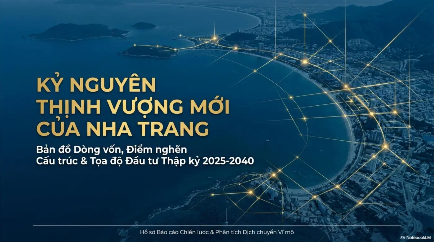 Bìa Nha Trang 2040 Investment Blueprint của Thạch Phan