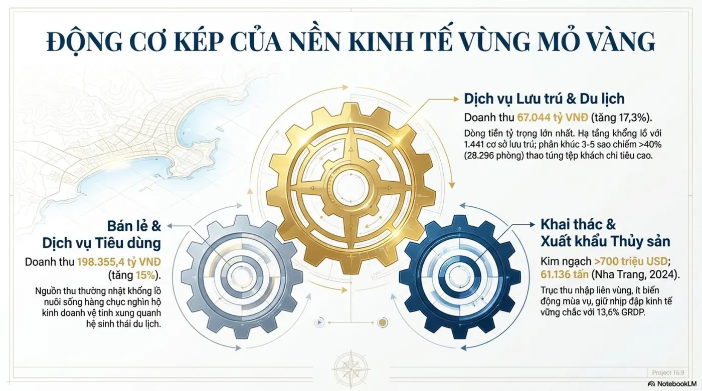 Động cơ kép của nền kinh tế vùng Nha Trang